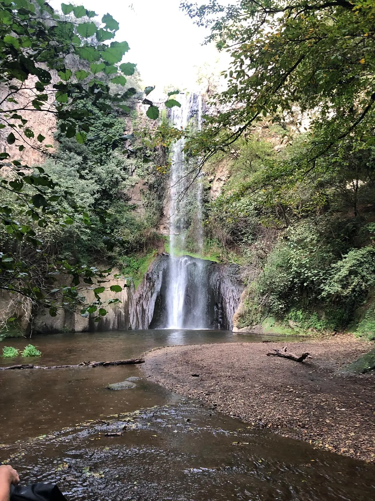 Una cascata tra Bracciano e Cerveteri
