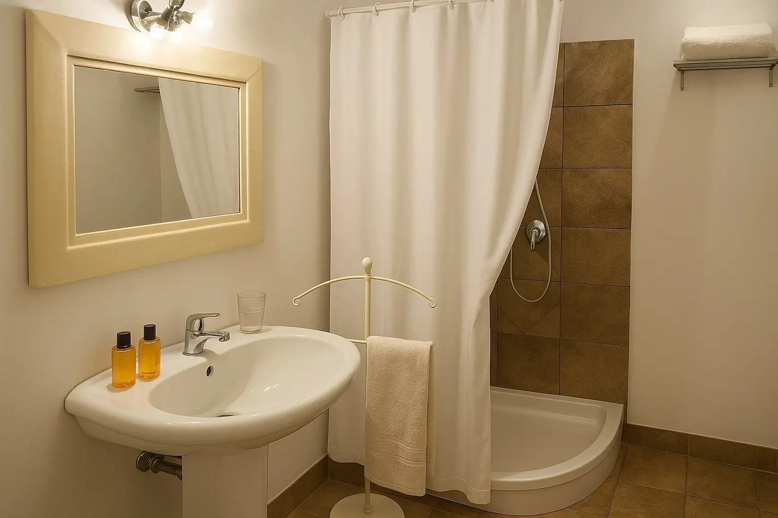 Il bagno della Suite Tuscania